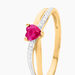 Bague Skylar Or Bicolore Rubis Diamant