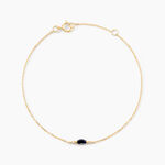 Bracelet Pr&eacute;cieuses Nuances Or Jaune Saphir Diamant - Bracelets Femme | Histoire d&rsquo;Or