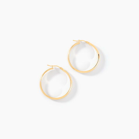 Créoles Shalana Or Jaune - Boucles d'oreilles créoles Femme | Histoire d’Or