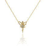 Collier Fee Or Jaune Diamant - Colliers Femme | Histoire d&rsquo;Or