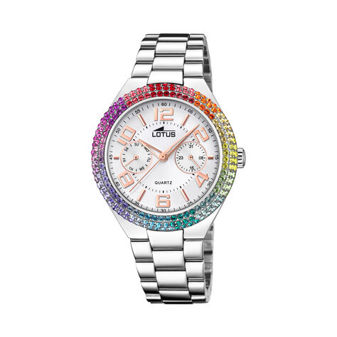 Montre Lotus Bliss Argenté - Montres Femme | Histoire d’Or