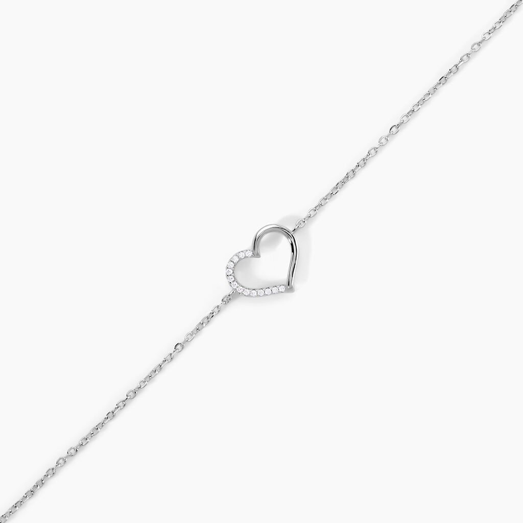 Bracelet Bertille Argent Blanc Oxyde De Zirconium - Bracelets Femme | Histoire d&rsquo;Or