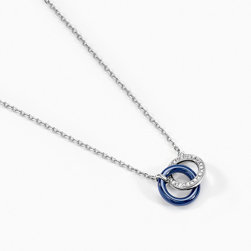 Collier Grizzel Argent Blanc Oxyde De Zirconium - Colliers fantaisie Femme | Histoire d’Or