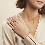 Bague Arzula Or Rose Topaze - Bagues solitaires Femme | Histoire d&rsquo;Or