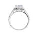 Bague Solitaire Soa Argent Blanc Oxyde De Zirconium - Bagues solitaires Femme | Histoire d’Or