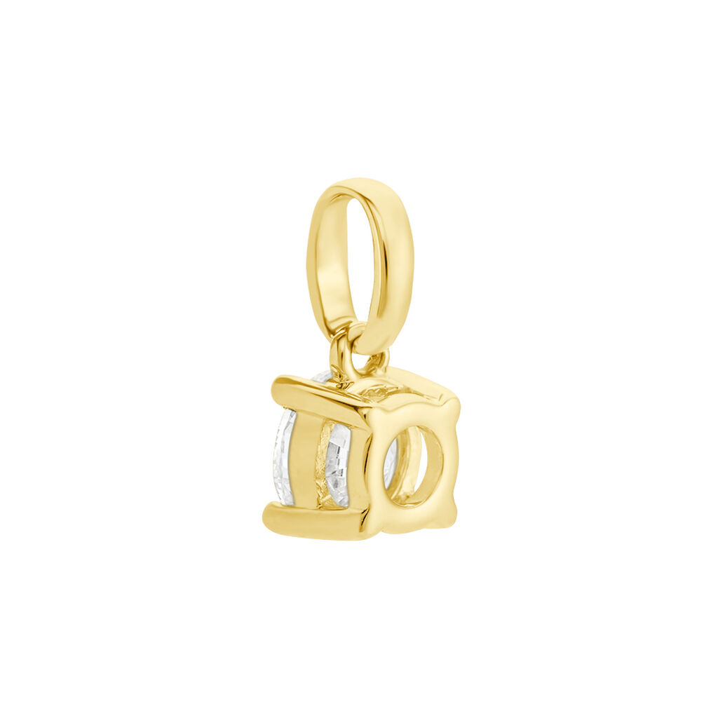 Pendentif Solitaire Aphrodite Or Jaune Diamant - Pendentifs Femme | Histoire d’Or