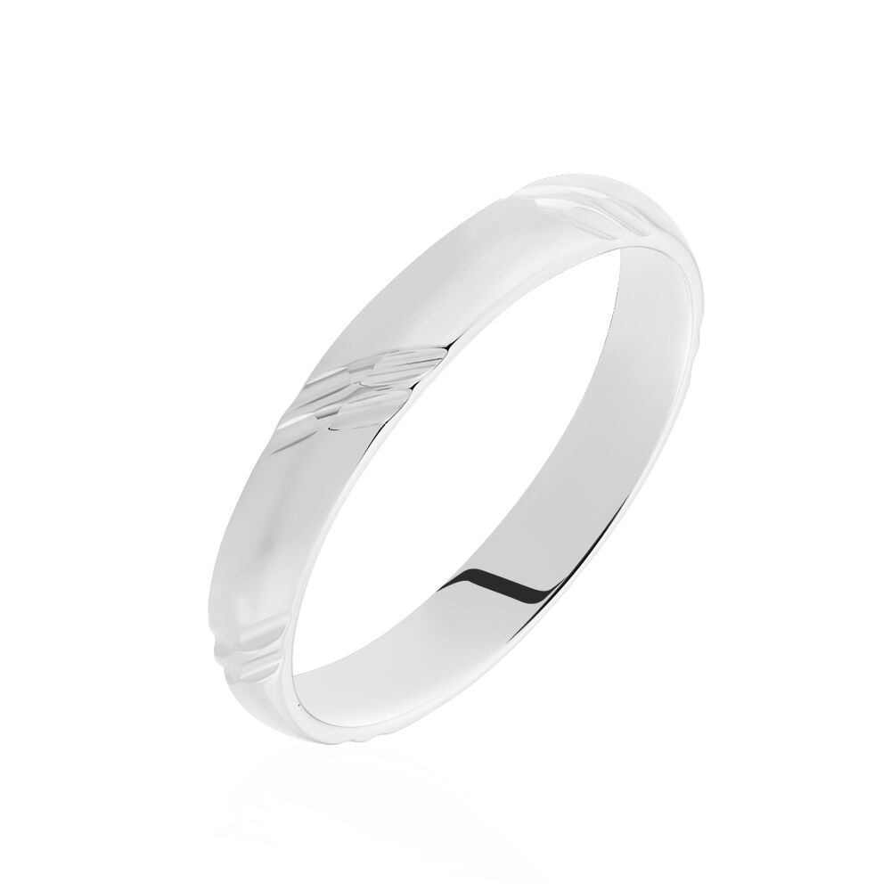 Alliance homme argent gravure sales
