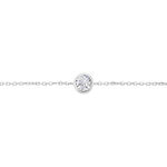Bracelet Abha Argent Blanc Oxyde De Zirconium - Bracelets Femme | Histoire d&rsquo;Or