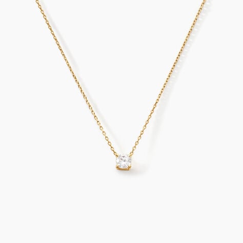 Collier Ponama Or Jaune Oxyde De Zirconium - Colliers Femme | Histoire d’Or