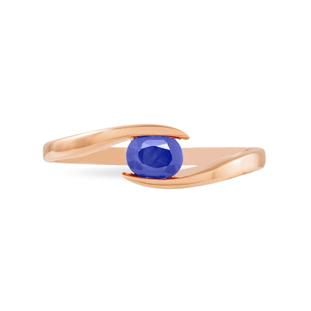 Bague Camilia Or Rose Tanzanite - Bagues solitaires Femme | Histoire d’Or