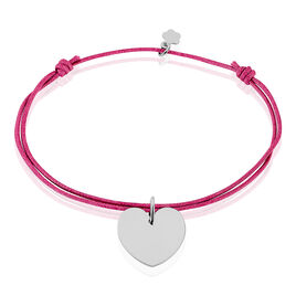 Bracelet Paula Argent Blanc - Bracelets Coeur Femme | Histoire d’Or