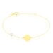 Bracelet Trefle Or Jaune Perle De Culture - Bracelets Enfant | Histoire d’Or