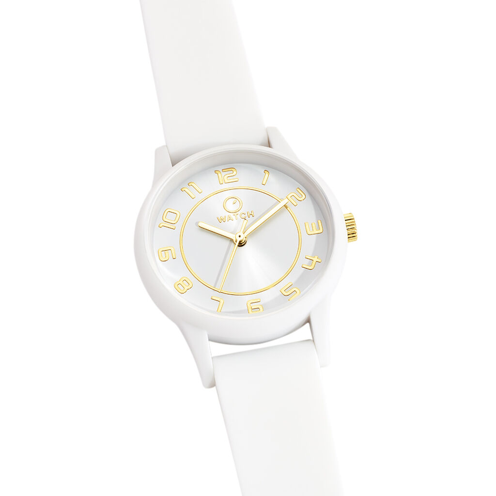Montre O Watch Flex Blanc - Montres Femme | Histoire d’Or