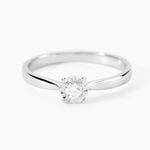 Bague Diamotion Or Blanc Diamant - Bagues solitaires Femme | Histoire d&rsquo;Or