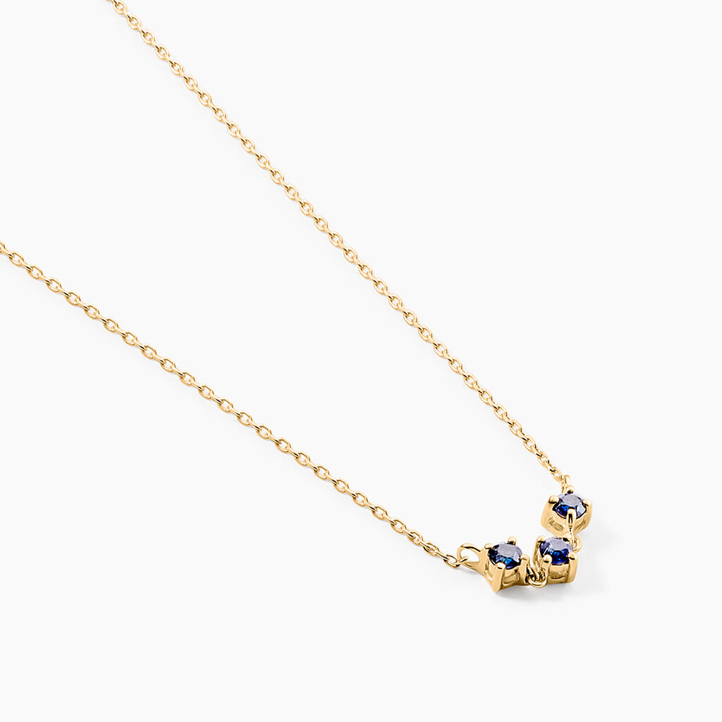 Collier Muhsina Or Jaune Saphir - Colliers Femme | Histoire d&rsquo;Or