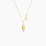 Collier Indian Nature Feuilles Or Jaune - Colliers Femme | Histoire d&rsquo;Or