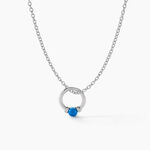 Collier Laelle Argent Blanc Turquoise - Colliers fantaisie Femme | Histoire d&rsquo;Or
