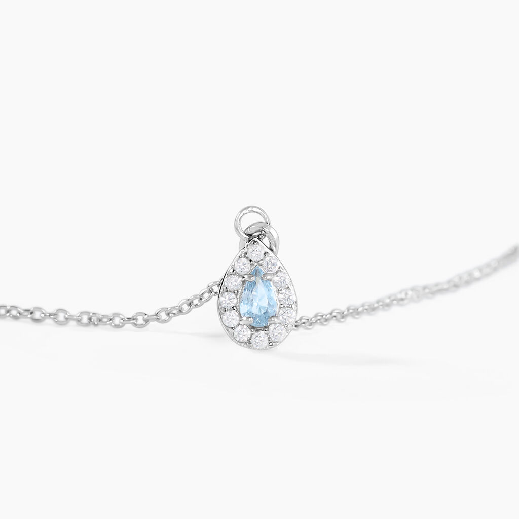 Collier Argent Tania Oxydes De Zirconium - F&ecirc;te des m&egrave;res Femme | Histoire d&rsquo;Or