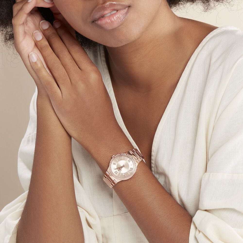 Montre festina sales or rose