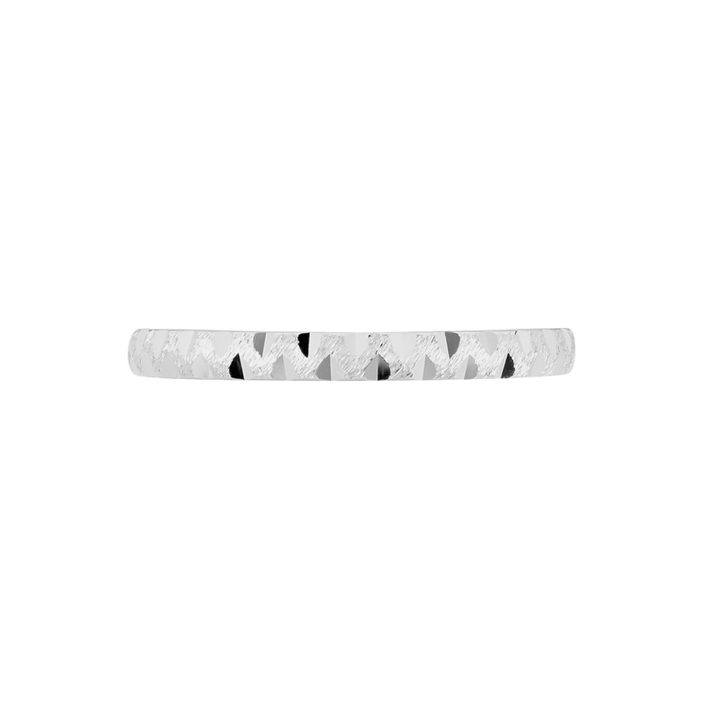 Alliance Philotes Diamantee Demi Jonc Classique Or Blanc - Alliances Femme | Histoire d’Or