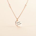 Collier Moa Argent Rose Oxyde De Zirconium - Colliers fantaisie Femme | Histoire d&rsquo;Or