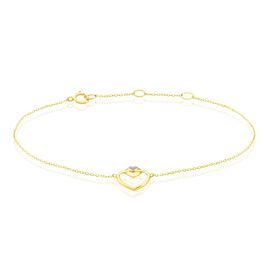 Bracelet Valerianka Or Jaune Diamant - Bracelets Coeur Femme | Histoire d’Or