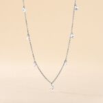 Collier Argent Collie Argent Blanc Oxyde - Colliers fantaisie Femme | Histoire d&rsquo;Or