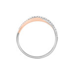 Bague Nene Or Bicolore Diamant - Bagues avec pierre Femme | Histoire d&rsquo;Or