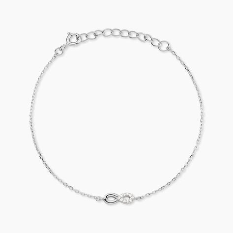 Bracelet Kara Argent Blanc Oxyde De Zirconium - F&ecirc;te des m&egrave;res Femme | Histoire d&rsquo;Or