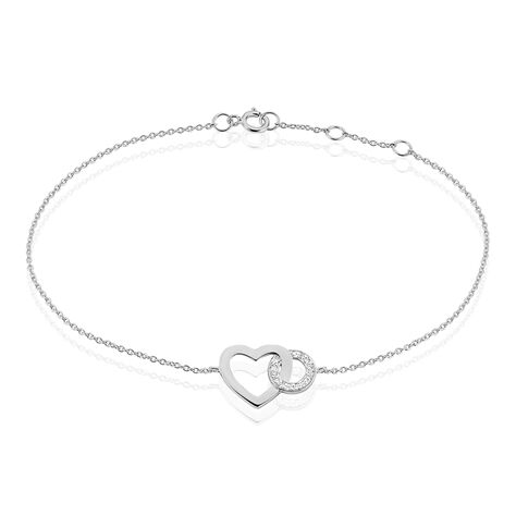 Bracelet Alysa Or Blanc Diamant - Bracelets Femme | Histoire d’Or