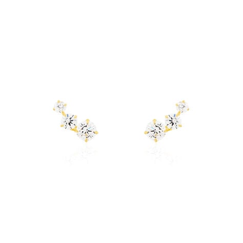 Bijoux D'oreilles Raffaele Or Jaune Oxyde De Zirconium - Ear cuffs Femme | Histoire d&rsquo;Or