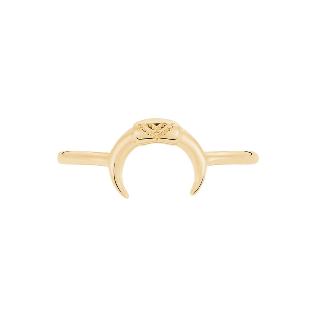 Bague Ginia Plaque Or Jaune - Bagues fantaisie Femme | Histoire d&rsquo;Or