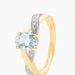 Bague Candice Or Jaune Topaze - Bagues solitaires Femme | Histoire d&rsquo;Or