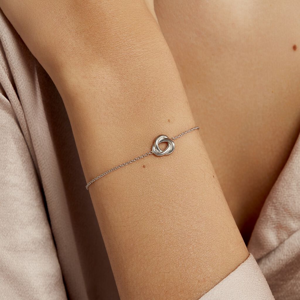 Bracelet Kaelya Argent Blanc - Bracelets fantaisie Femme | Histoire d’Or