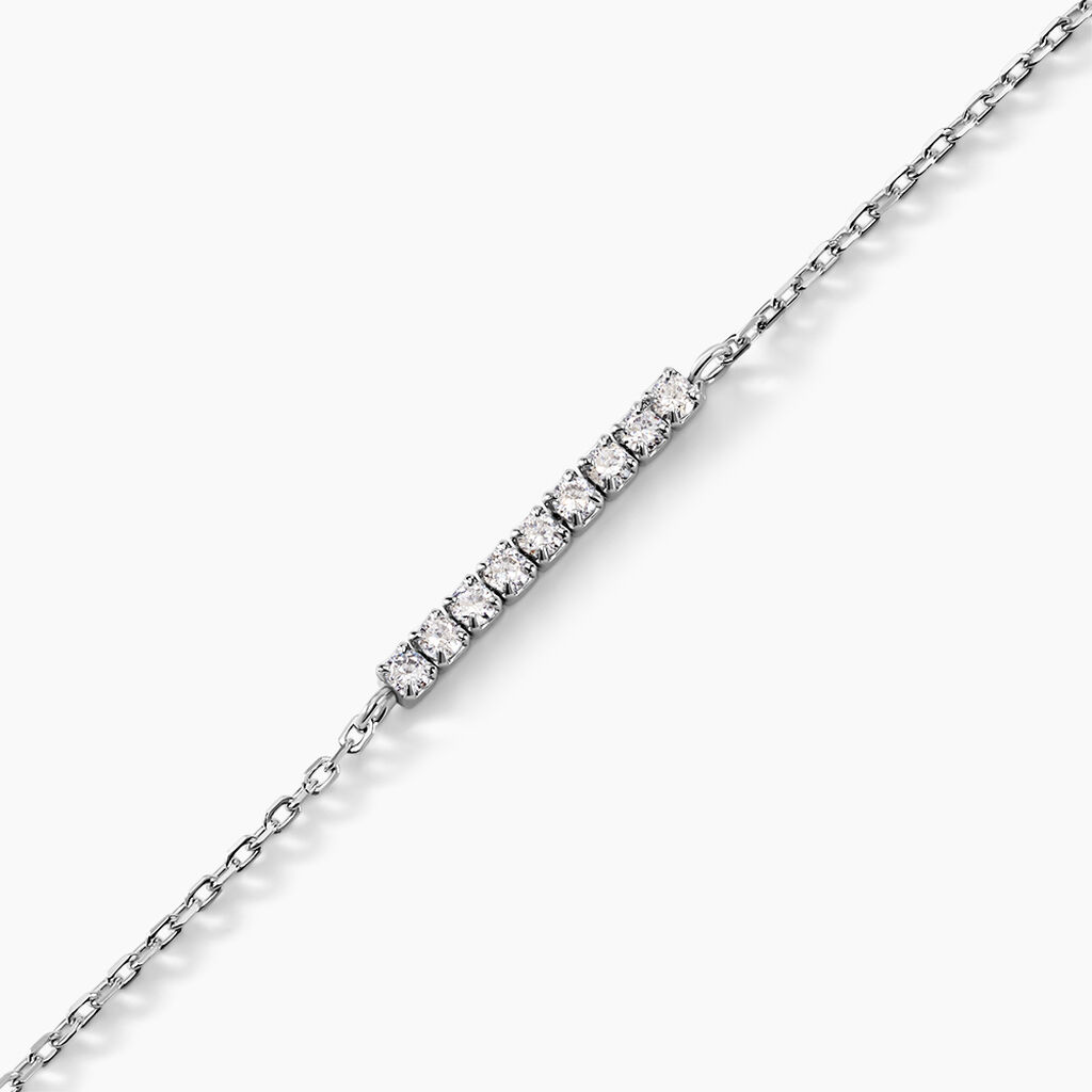 Bracelet Rio Tennis Argent Blanc Oxyde De Zirconium - Bracelets Femme | Histoire d’Or