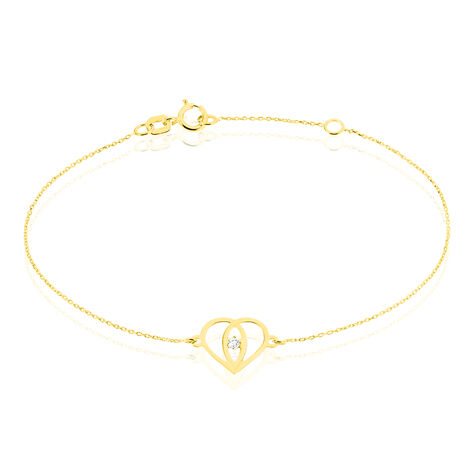 Bracelet Blasi Or Jaune Oxyde De Zirconium - Bracelets Femme | Histoire d’Or