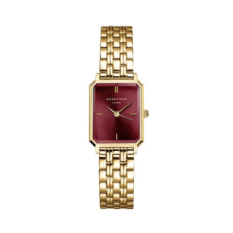 Montre Rosefield Octagon Xs Bordeaux - Montres Femme | Histoire d&rsquo;Or