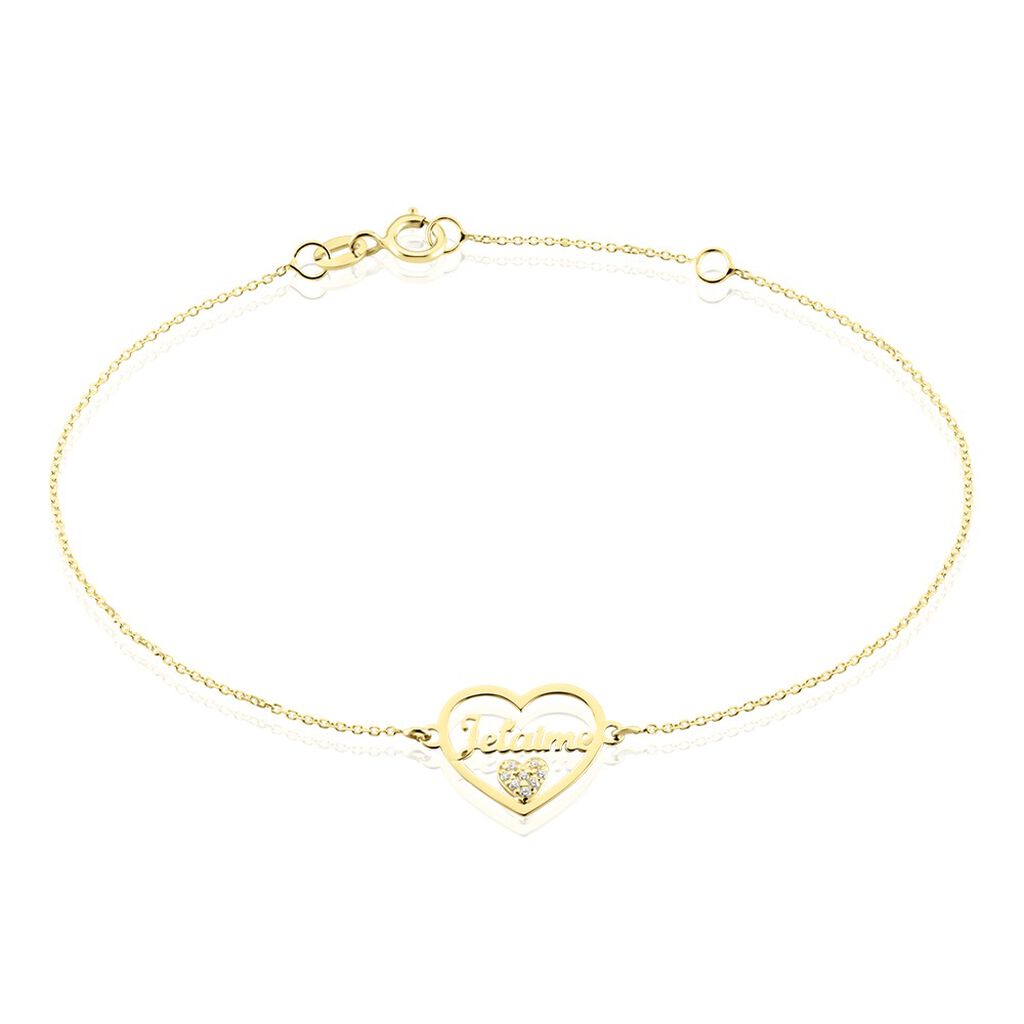 Bracelet Or Jaune Veridienne Oxyde - Bracelets Femme | Histoire d&rsquo;Or