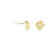 Boucles D'oreilles Puces Ilhame Nid Or Jaune - Clous d'oreilles Femme | Histoire d’Or