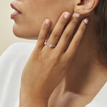 Bague Solitaire Mathylda Argent Blanc Oxyde De Zirconium - Bagues solitaires Femme | Histoire d&rsquo;Or