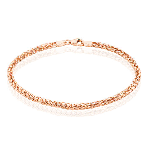 Bracelet Jolien Maille Spiga Or Rose - Bracelets chaîne Femme | Histoire d’Or