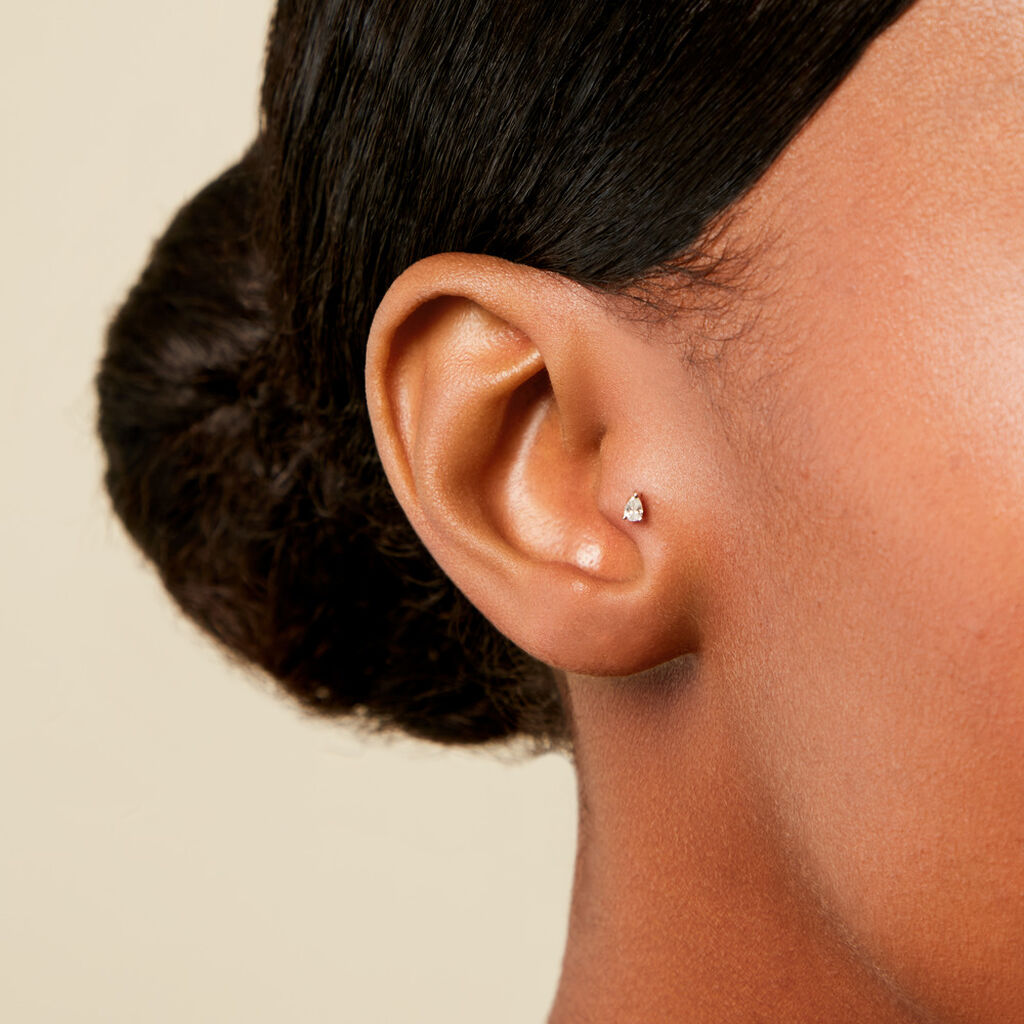 Piercing Dulcy Argent Blanc Oxyde De Zirconium - Bijoux Femme | Histoire d’Or