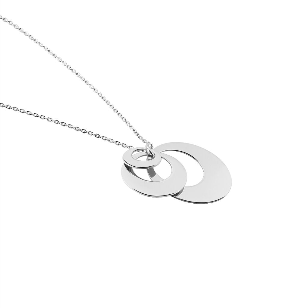 Collier Abyae Argent Blanc - Colliers fantaisie Femme | Histoire d&rsquo;Or