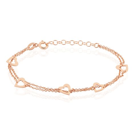 Bracelet Argent Rose Suzy - Bracelets Coeur Femme | Histoire d’Or