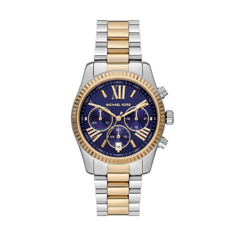 Montre Michael Kors Lexington Bleu - Montres Femme | Histoire d’Or