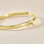 Bracelet Jonc Yuriy Fil Flexible Or Jaune - Bracelets joncs Femme | Histoire d&rsquo;Or