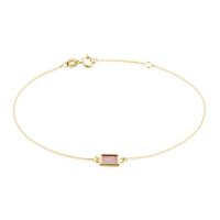 Bracelet Hallie Or Jaune Rhodochrosite