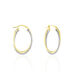 Créoles Maelia Or Bicolore - Boucles d'oreilles créoles Femme | Histoire d’Or