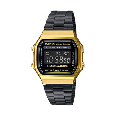 Montre Casio Vintage - Collection Rétro - Cadran Argenté - Chrono, Alarme, Chiffres Lumineux