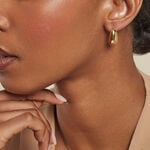 Boucles D'oreilles Puces Adoree Acier Jaune - Boucles d'oreilles fantaisie Femme | Histoire d&rsquo;Or